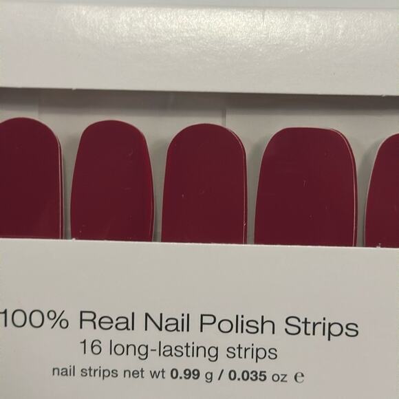 NWT Color Street "Beijing Beauty" Solid Red Nail Strips - Picture 1 of 4